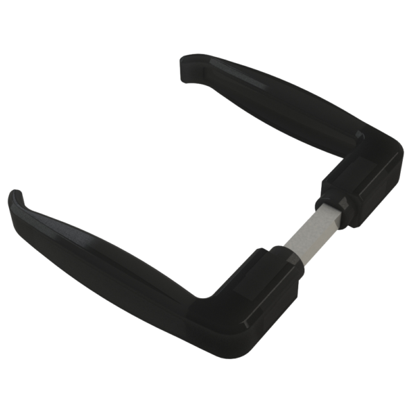 Gatemaster AH black alloy handle set