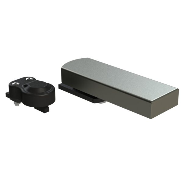 Gatemaster APS STOP hydraulic gate closer with STOP hinge to weld, up to 150kg