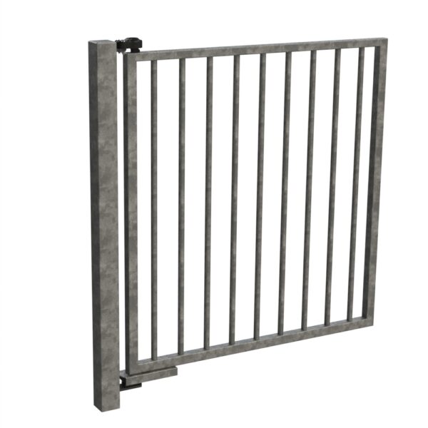 Gatemaster APS STOP hydraulic gate closer with STOP hinge to weld, up to 150kg - Image 2