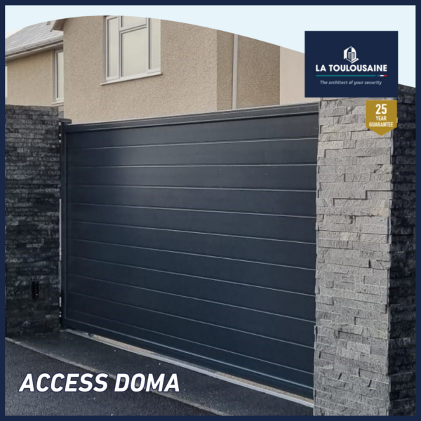 La Toulousaine Doma Aluminium Sliding gate 3.75m x 1.7m - Image 2