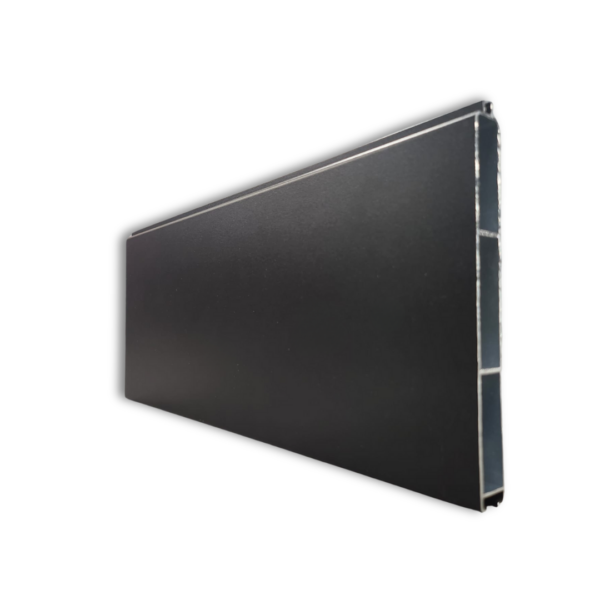 Aluminium Black 5.65m 150mm width Tongue & groove slat - Image 2
