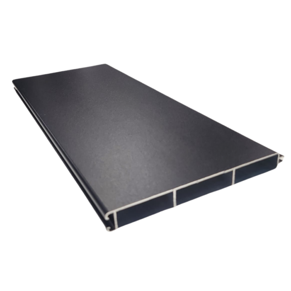 Aluminium Black 5.65m 150mm width Tongue & groove slat - Image 3