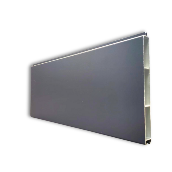 Aluminium Anthracite Grey 5.65m 150mm width Tongue & groove slat - Image 2
