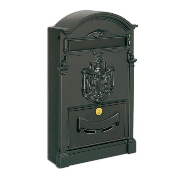 Alubox Residence Maxi antique style front opening grey post box