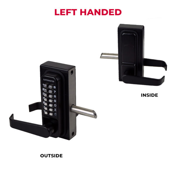 Gatemaster BDGSL4060L Superlock for 40-60mm box section digital single sided with anti climb handle Left handed