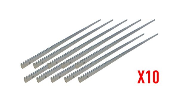 Rolling Center 47/A2 2m galvanised gear rack x10