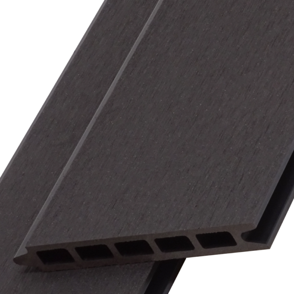 Black Sanded WPC wood plastic composite fencing board -  CFB-S-Black - Image 2