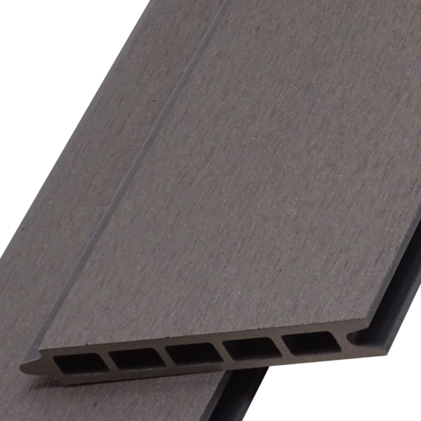 Grey sanded WPC Wood plastic composite fence board - CFB-S-Grey - Image 2