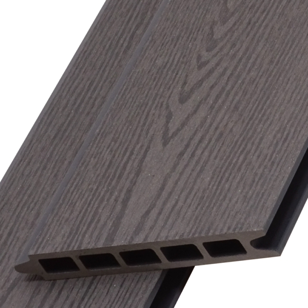 Grey wood grain WPC Wood plastic composite fence board - CFB-W-Grey - Image 2