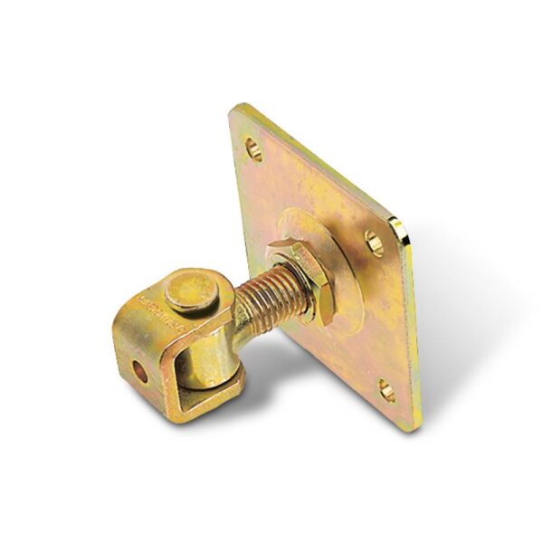 CR 24P Adjustable Hinge with Plate120x120 M24 thread (No Weld)