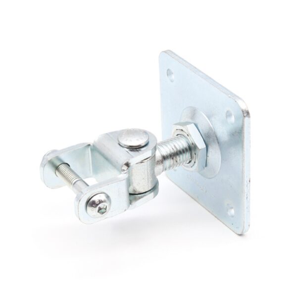CR 40 UP Z Adjustable Hinge & Plate for 40mm Square tube (No Weld) M20 thread & screw