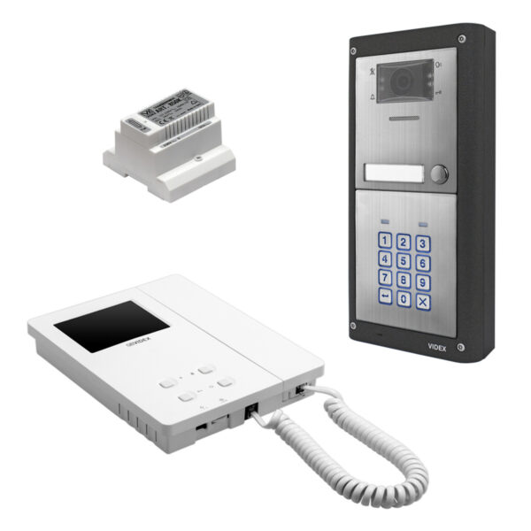 Videx VK4KC-1S one station surface mounted colour Video intercom with keypad