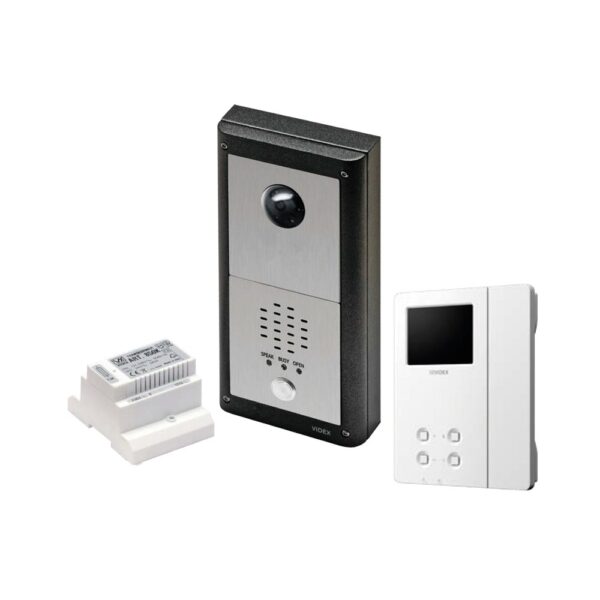 Videx CVR4KV-1S one station surface mounted vandal resistant colour video intercom without keypad