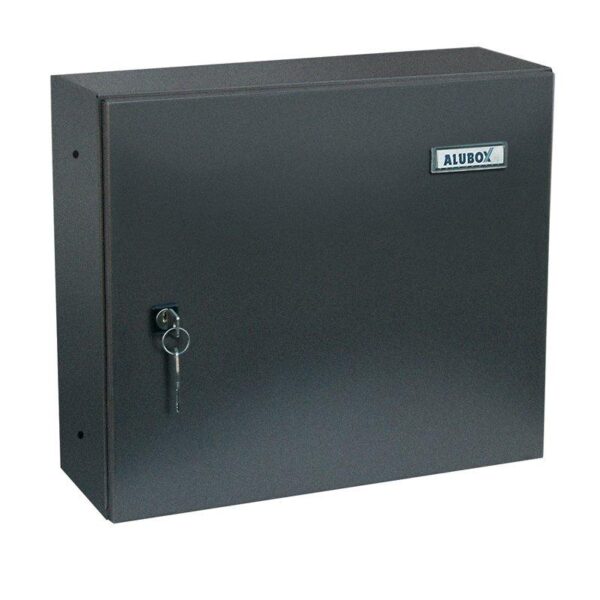 Alubox Venre rear opening Silver post box - Image 2
