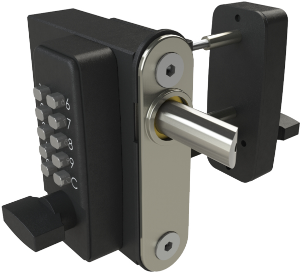 Gatemaster DGLWL Surface left handed 2 sided digital gate lock for wooden gate - Image 3