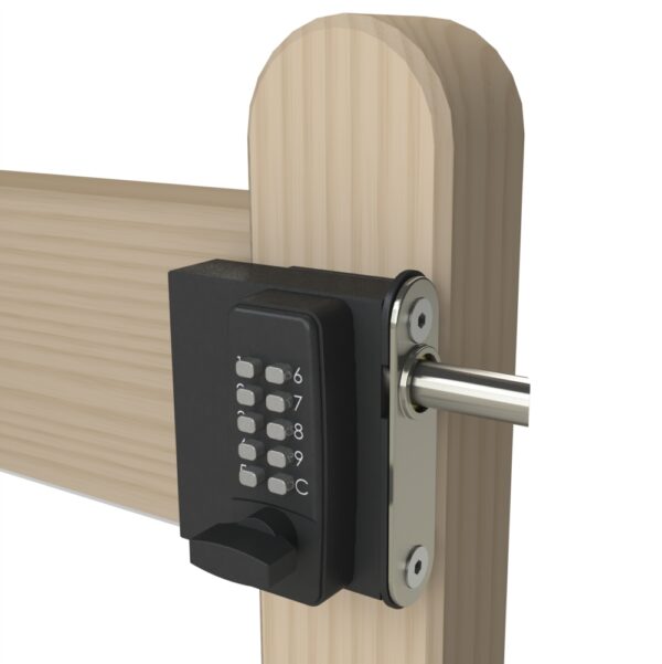 Gatemaster DGLWL Surface left handed 2 sided digital gate lock for wooden gate - Image 2