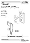 Videx NT Touch Free ESVK6286 Manual
