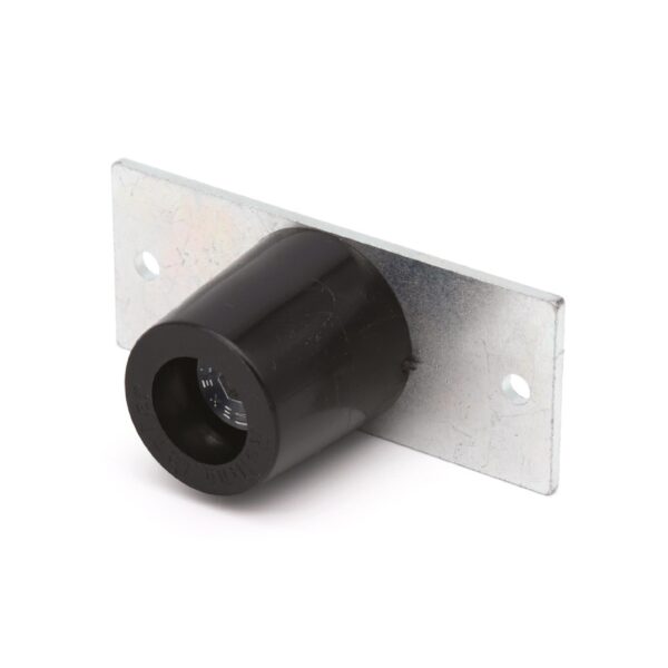 F42 Z 40mm Gate Travel stop with fixing plate to be bolted to wall/pillar