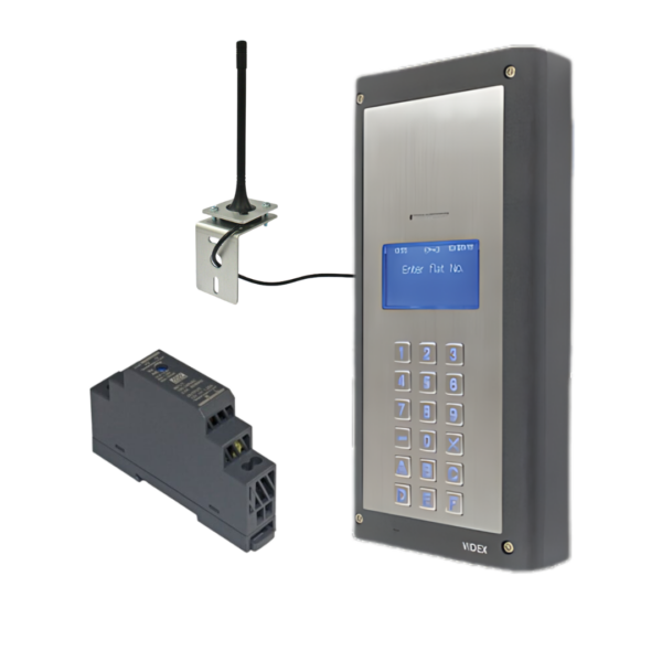 Videx GSMDIGITAL/4G GSM Kit up to 500 apartments A-F Alpha buttons