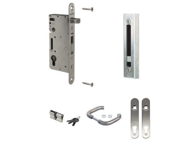 Locinox H-WOOD-SET-60-I Insert lock set