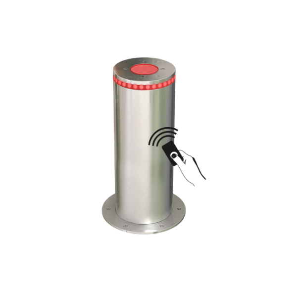 Benito H6008 Stainless Steel Commercial hydraulic automatic bollards with control panel