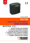 Roger H85 Keypad Manual