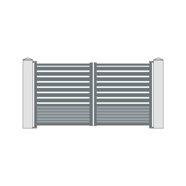 Aluminium driveway gates - Harmony Hawai - Image 2
