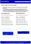 Haydon Multi 9 Output PSU Datasheet