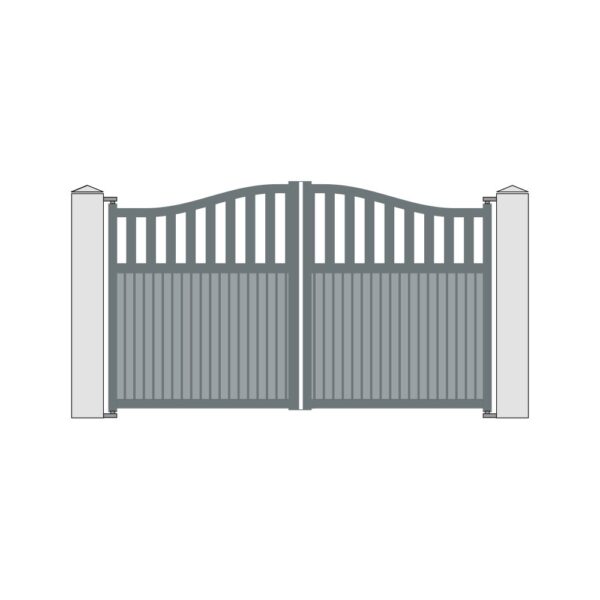 Aluminium driveway gates - Harmony Helsinki - Image 2