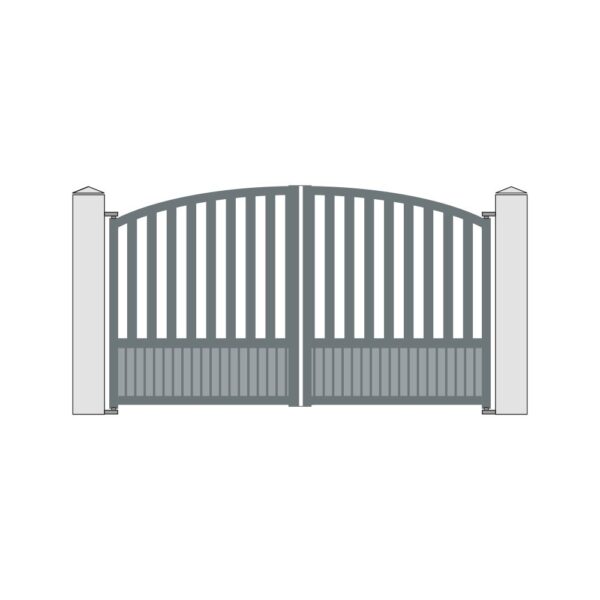 Aluminium driveway gates - Harmony Héraclès - Image 2
