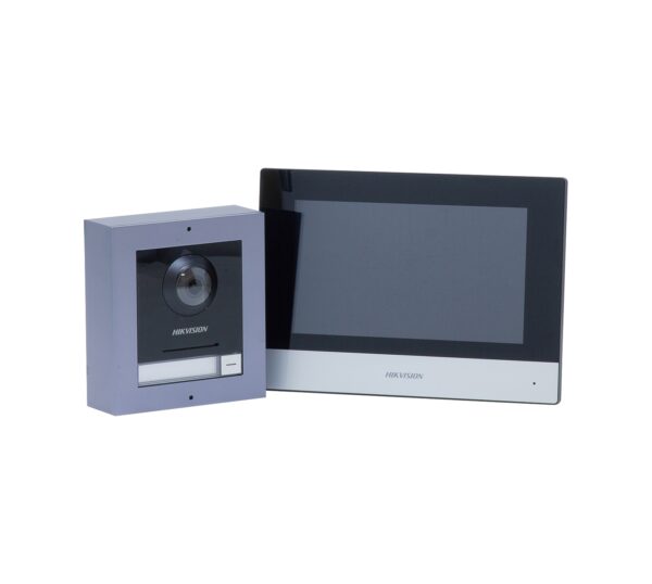 Hikvision 1 button IP video kit and 7 inch monitor