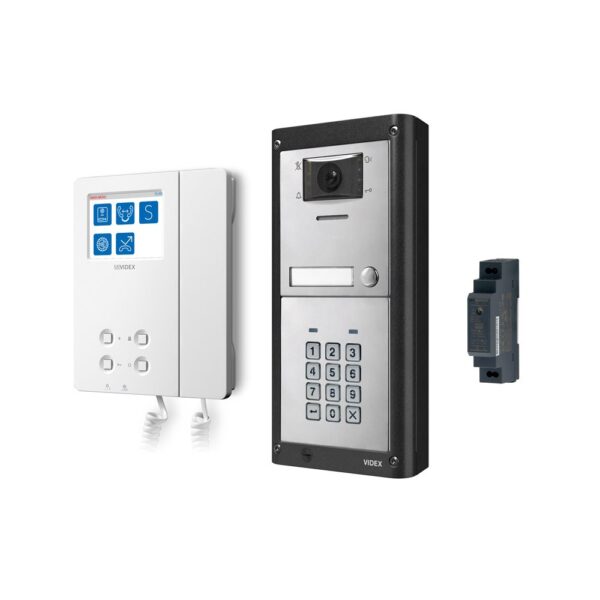 Videx IPVKC-1S one station IP video intercom with keypad