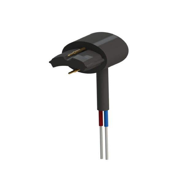 ASO KS2 Resistive through plug end with 2.5m cable for 15mm safety edges