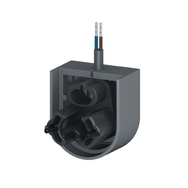 ASO KS4 Resistive through plug end with 2.5m cable for 30mm safety edges