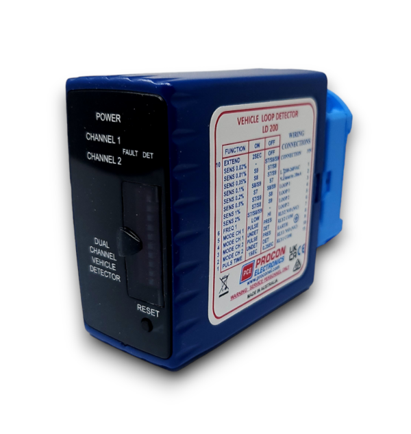 Procon LD200 dual channel boxed loop detector & base 230v