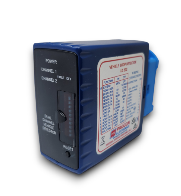 Procon LD202 dual channel boxed loop detector & base 24v