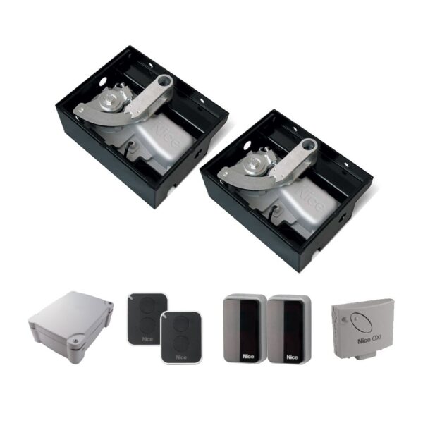 Nice LFAB4000-DKIT 230v two leaf underground kit for gates up to 4m per leaf