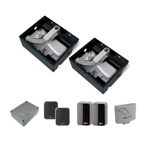 Nice LFAB4024-DKIT 24v double leaf underground kit for gates up to 4m per leaf