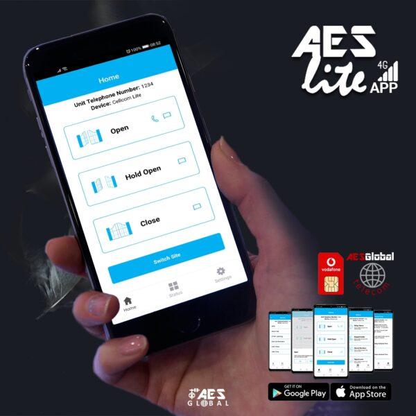 AES Lite 4G Imperial Style GSM Intercom with keypad - Image 2