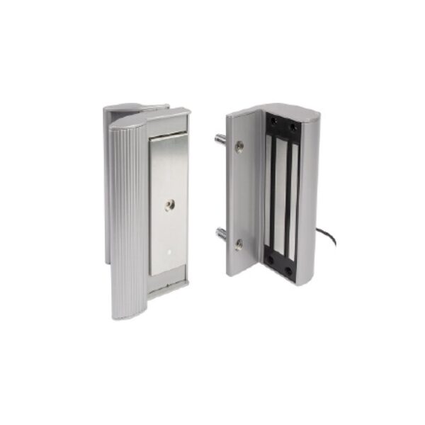 Locinox MAG6000 magnetic lock with handles up to 600kg pull force - Silver