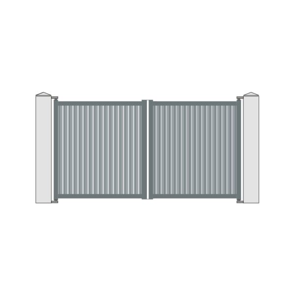 Aluminium driveway gates - Discrete Malta - Image 3