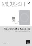 Nice MC824H Oview Manual