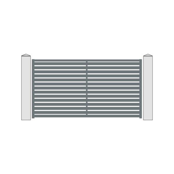 Aluminium driveway gates - Horizon Miami - Image 2