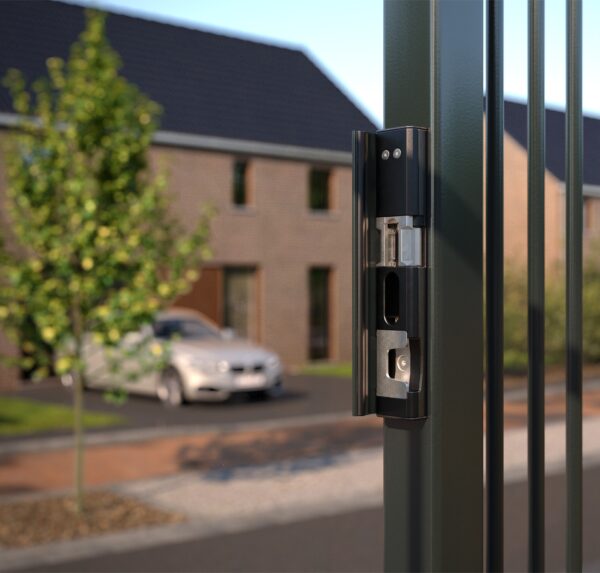 Locinox MODULEC-SH-9005 Surface mount electric security strike keep- Fail close in black - Image 2