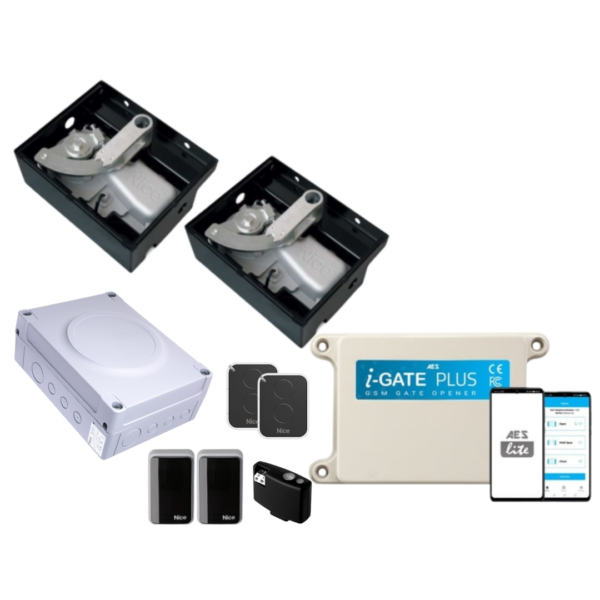 Nice BM4024KIT1 + AES I-Gate Plus 4g GSM gate controller