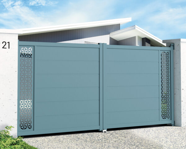 Aluminium driveway gates - Opus Olbia