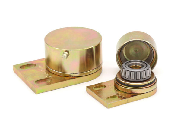PG 70 IPR rotating bottom hinge with rectangular fixing plate for 70mm box section (To Weld)