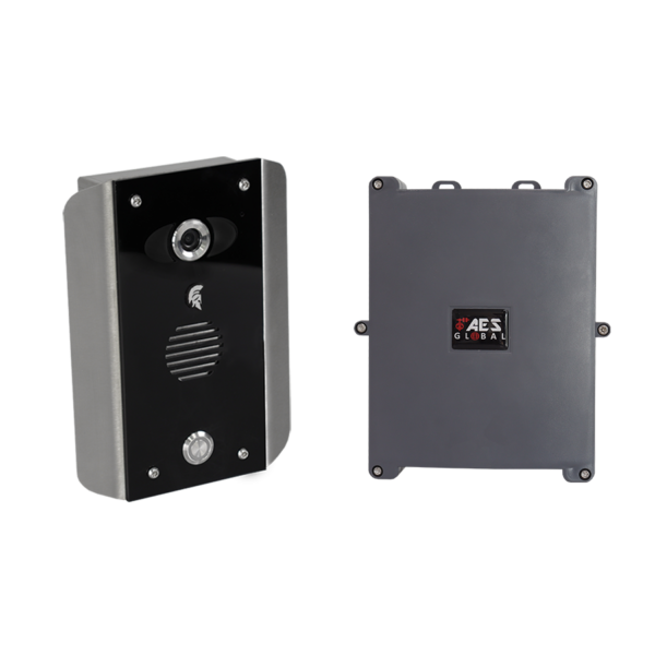 AES PRAE-4G-AB-EU Praetorian 4G IP video intercom without keypad - black architectural model