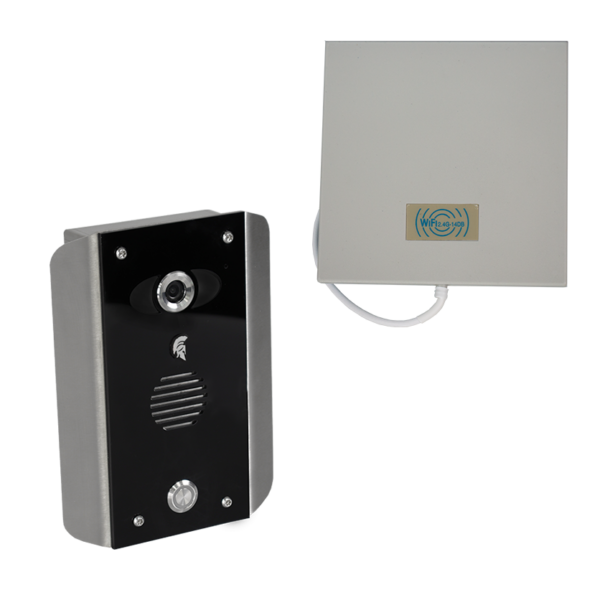 AES PRAE-IP-AB-EU Praetorian IP intercom without keypad - black architectural model