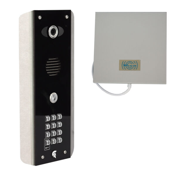 AES PRAE-IP-ABK Praetorian IP Intercom with keypad - black architectural model